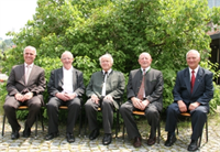 Bürgermeister Josef Ruschak mit Ehrenbürgern