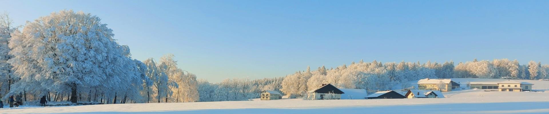 Winterlandschaft Natternbach Gaisbuchen in Richtung Turnstein
